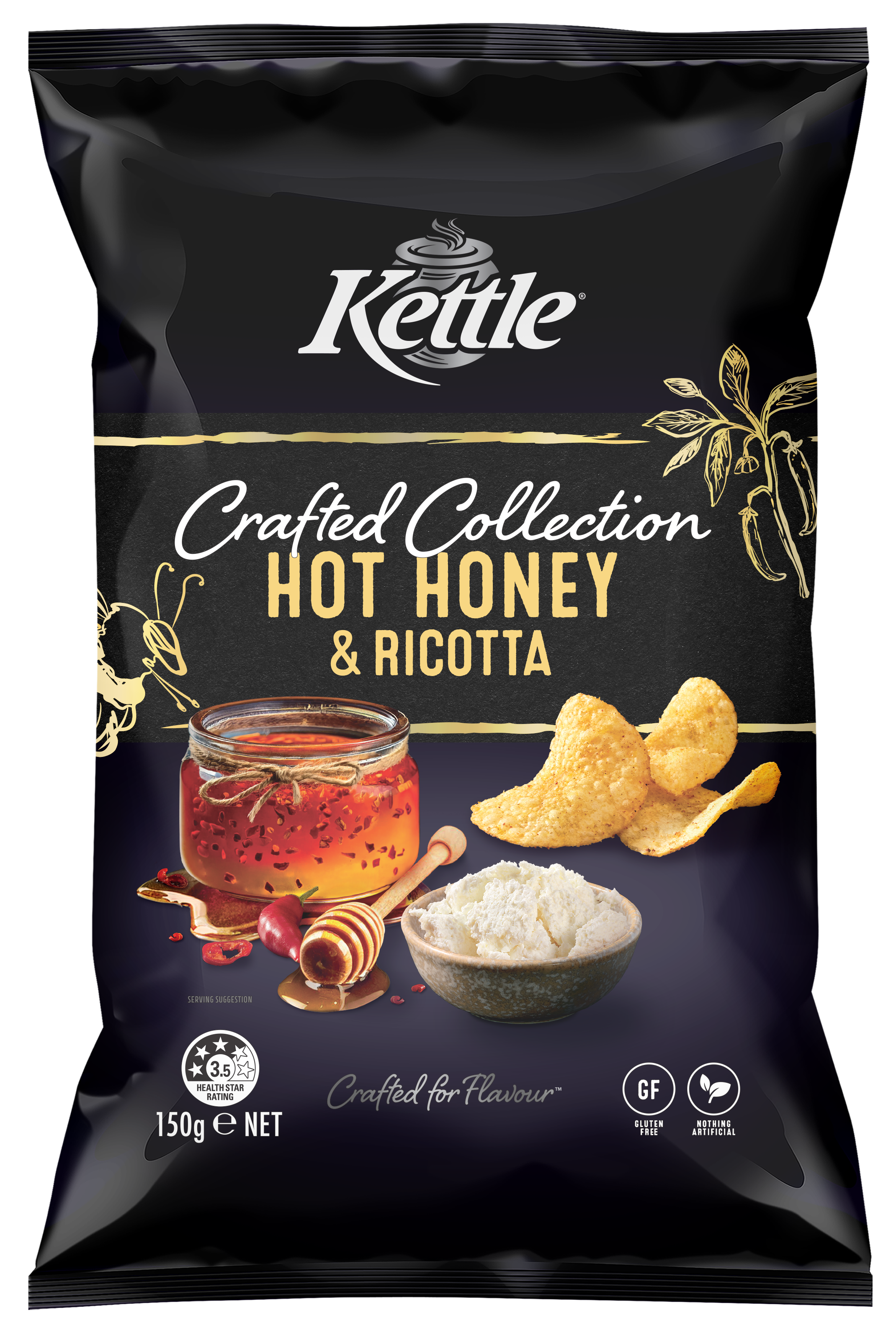 F4654 Kettle Crafted Ht Hny Rcta 150G FOP