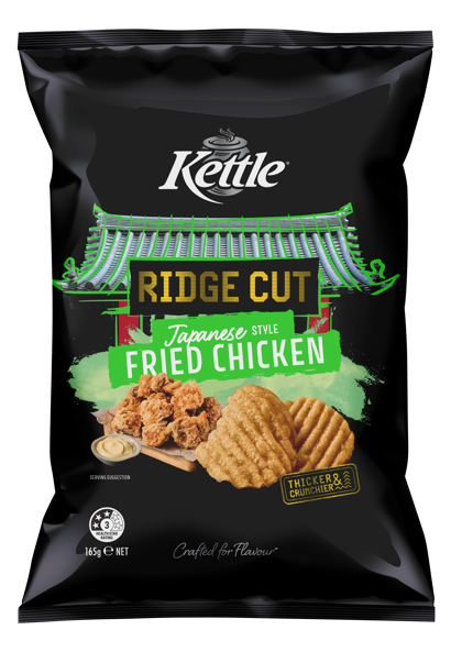 F4660 KETTLE RIDGE CUT FRIED CHICKEN 165G