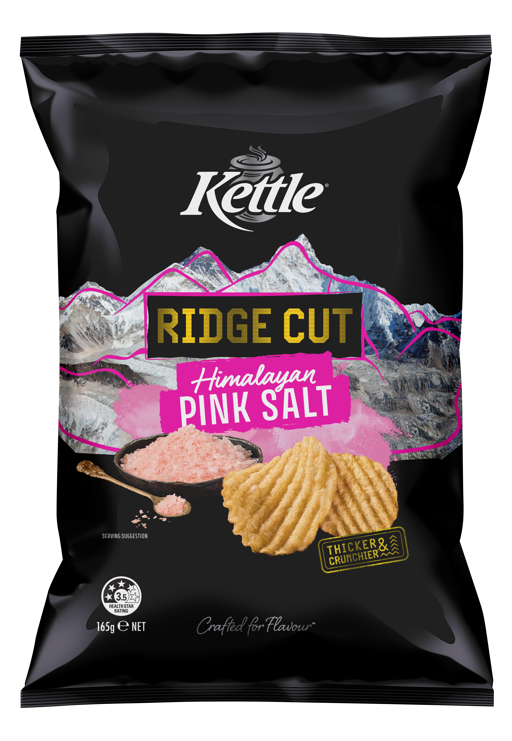 F4659 KETTLE RIDGE CUT HIMALAYAN SALT 165G